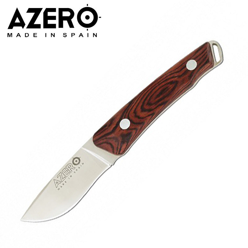 Azero Violet Palisander Wood Hunting Knife w Firestarter 205mm