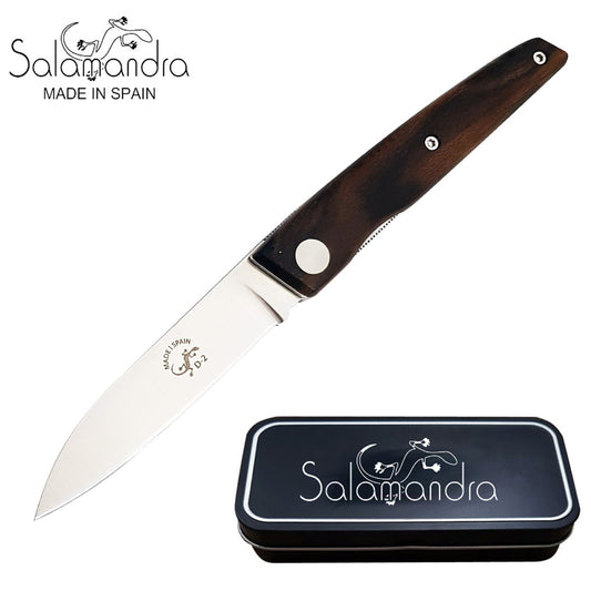 Salamandra Ziricote Handle Pocket Knife