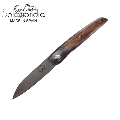 Salamandra Artemis Dark Camel Bone N690 Pocket Knife
