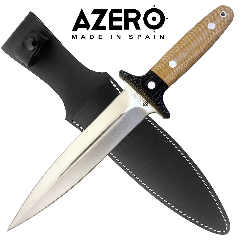 Azero Double Edge Pig Sticker Hunting Knife DE