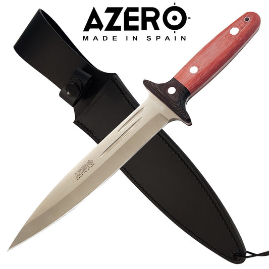 Azero Dark Micarta Pig Sticker Hunting Knife 355mm