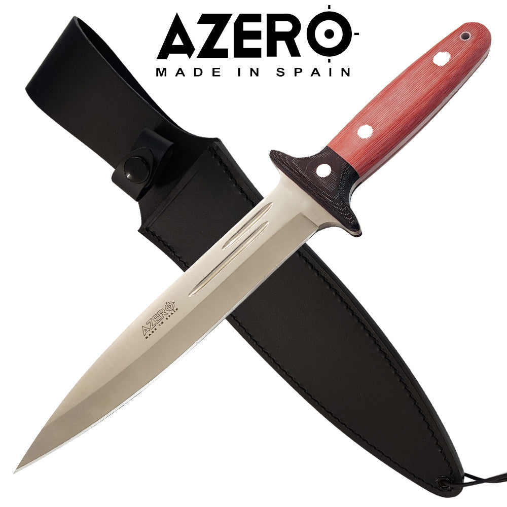 Azero Dark Micarta Pig Sticker Hunting Knife 355mm