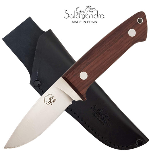 Salamandra Violet Palisander Wood Hunting Knife 205mm