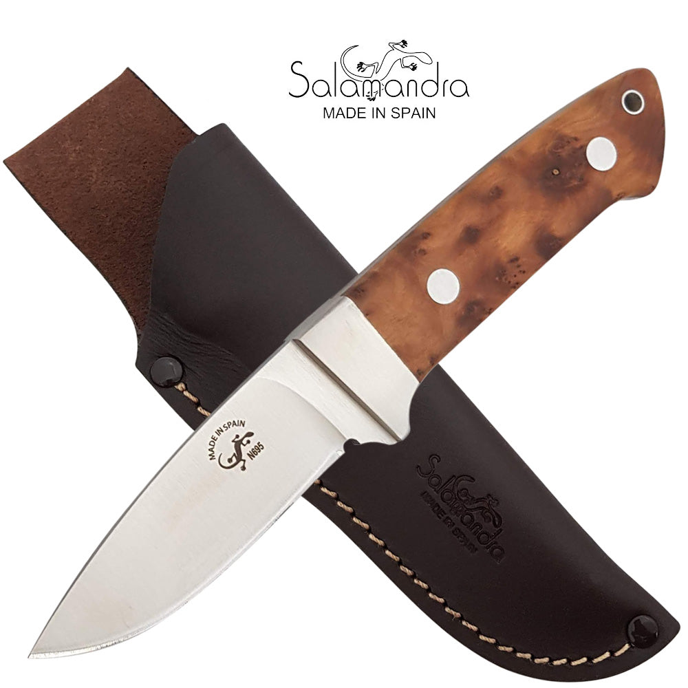 Salamandra Thuja Wood Hunting Knife 205mm