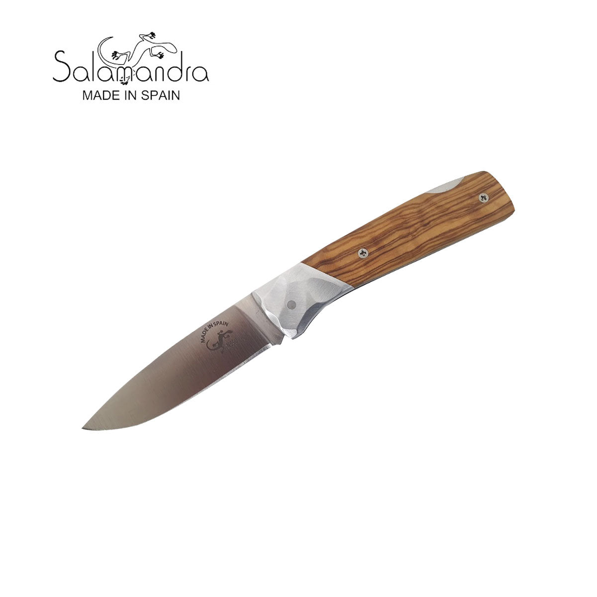 Salamandra Olive Wood Pocket Knife - 168mm