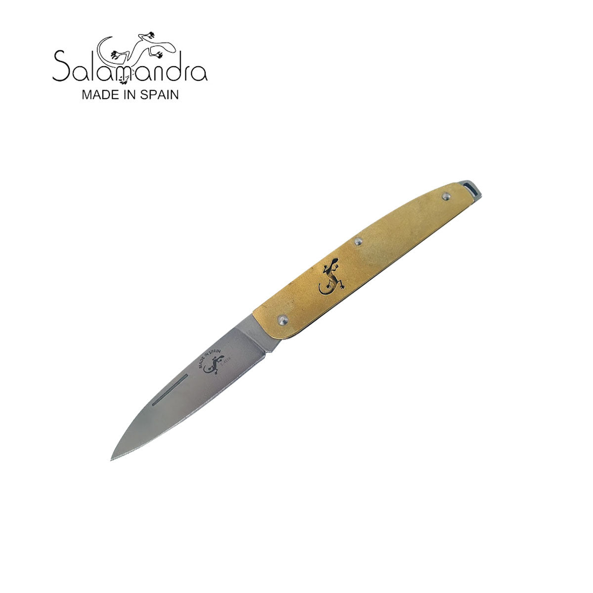 Salamandra Brass Handle Pocket Knife - 175mm