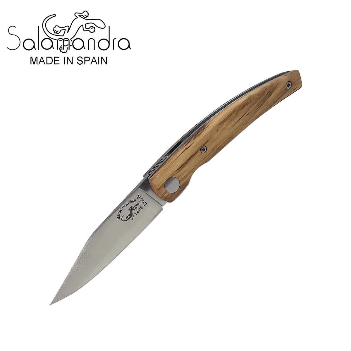 Salamandra Lola Olive Wood 1.4116 Pocket Knife
