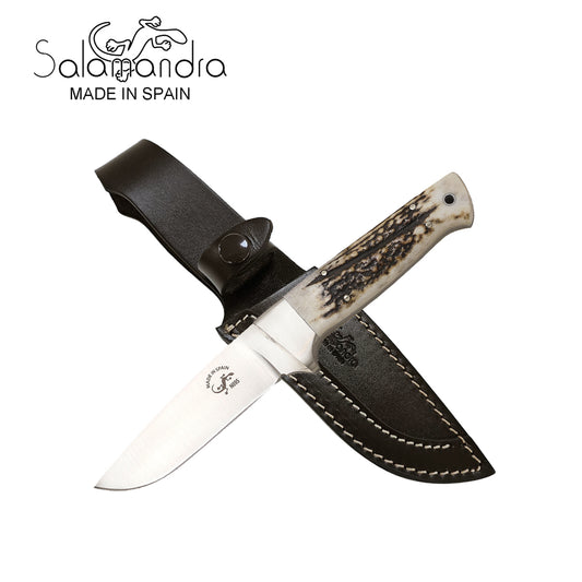 Salamandra Deer Antler Fixed Blade Knife - 230mm
