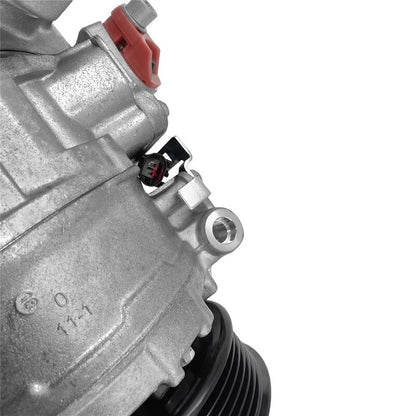 AC Compressor With Seal Ring & Pulley Fit For BMW 5 E60 E61 2.5L 3.0L N52 2004-2009