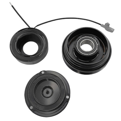 A/C Compressor Clutch Set Fit For Toyota Landcruiser HD78R HDJ79R HDJ100R 1HD-FTE 4.2L 6 Cyl 1999-2007