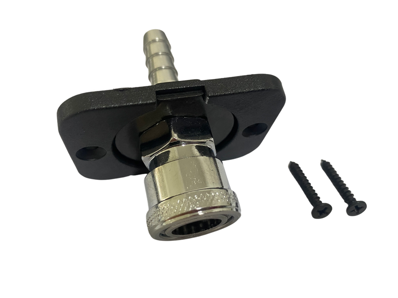3/8″ Barbed Male & Female Air Fitting Flush Mount Fit On Board Compressors