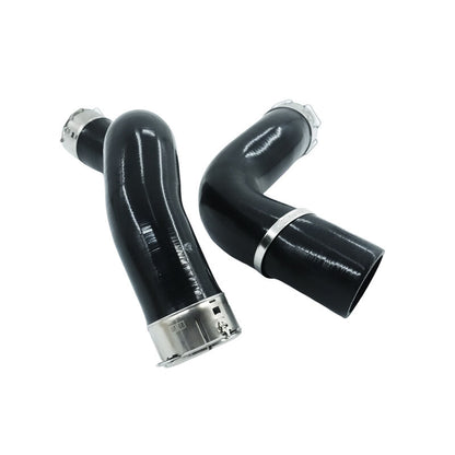 2 x Intercooler Hot & Cold Side Silicone Hose Fit For Nissan Navara D23 NP300 2.3L M9T Turbo