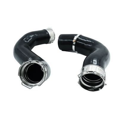 2 x Intercooler Hot & Cold Side Silicone Hose Fit For Nissan Navara D23 NP300 2.3L M9T Turbo