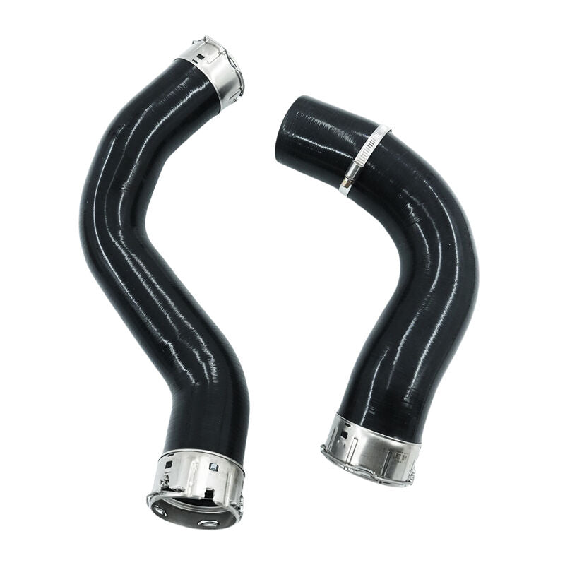 2 x Intercooler Hot & Cold Side Silicone Hose Fit For Nissan Navara D23 NP300 2.3L M9T Turbo