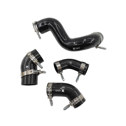 Intercooler Piping Kit With Clamps Fit For Navara D40 Pathfinder R51 3.0L V9X