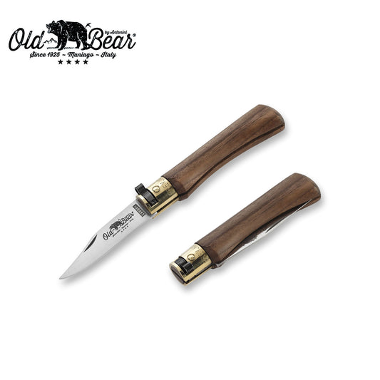 Old Bear Classical Carbon Walnut Pocket Knife - XS