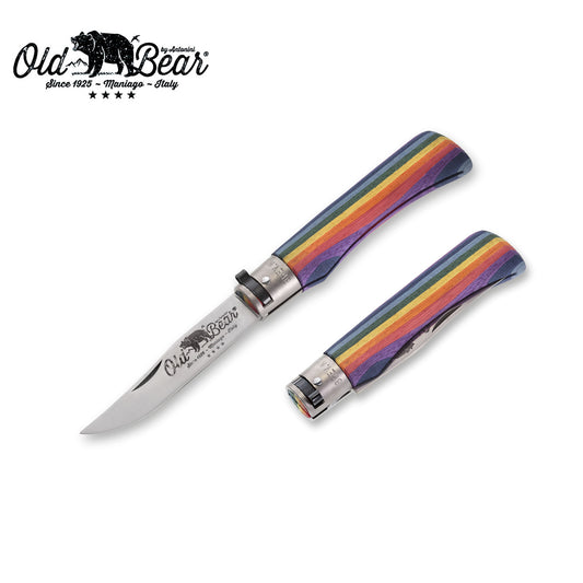 Old Bear Classical Rainbow Pocket Knife - L