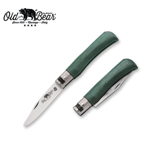 Old Bear Young Pocket Knife Green - S