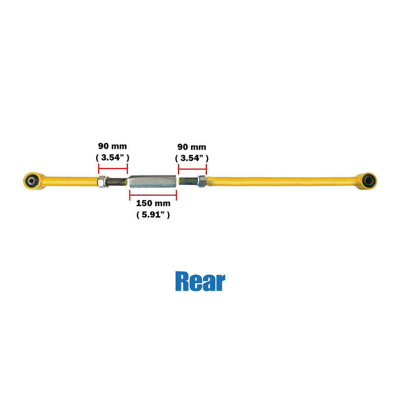 Front Rear Adjustable Panhard Rod Kit Fit For Nissan Patrol GQ Y60 GU1 Y61 2-6" Lift