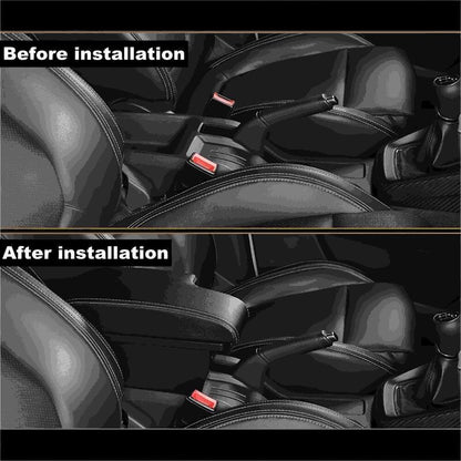 Black Armrest Box Fit For MG ZS 2017-2024 Central Consoles Box Arm Rest 3 USB Ports