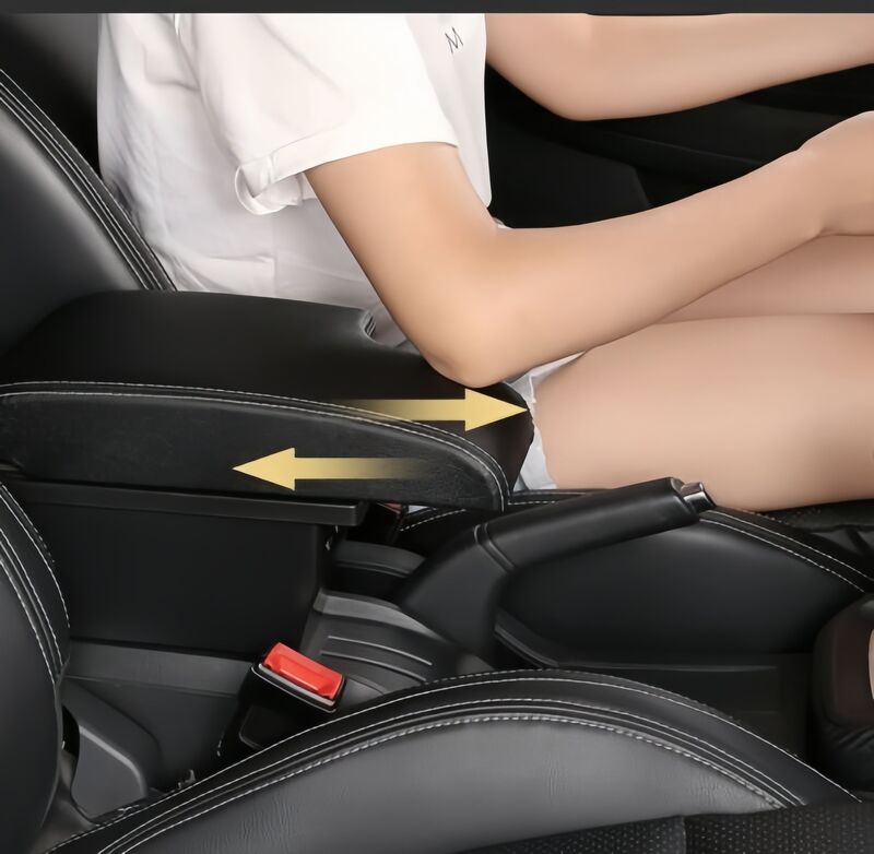 Black Armrest Box Fit For MG ZS 2017-2024 Central Consoles Box Arm Rest 3 USB Ports