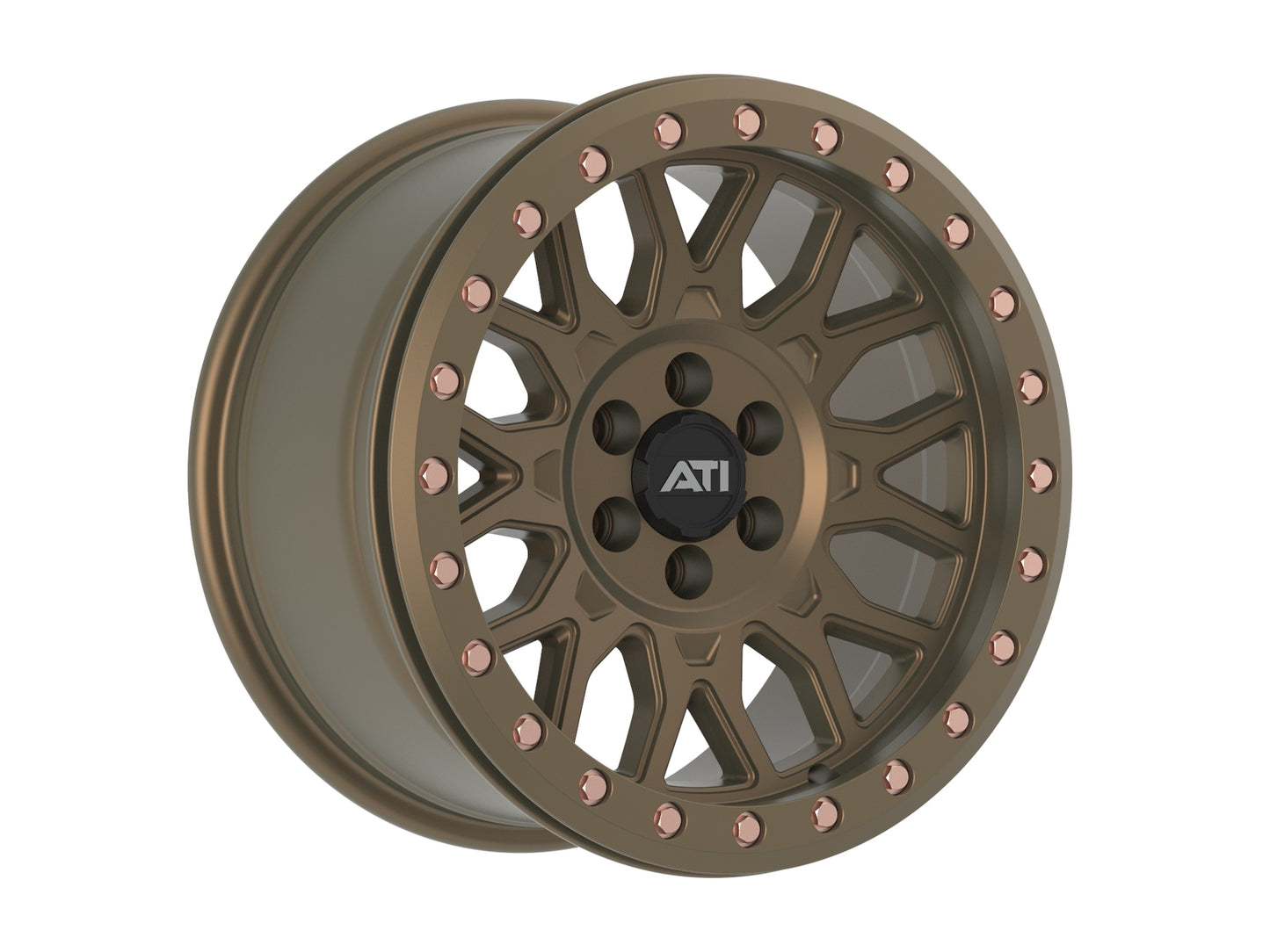 AT-01 17X8.5 HYBRID BEADLOCK WHEEL - BRONZE (6X114.3)