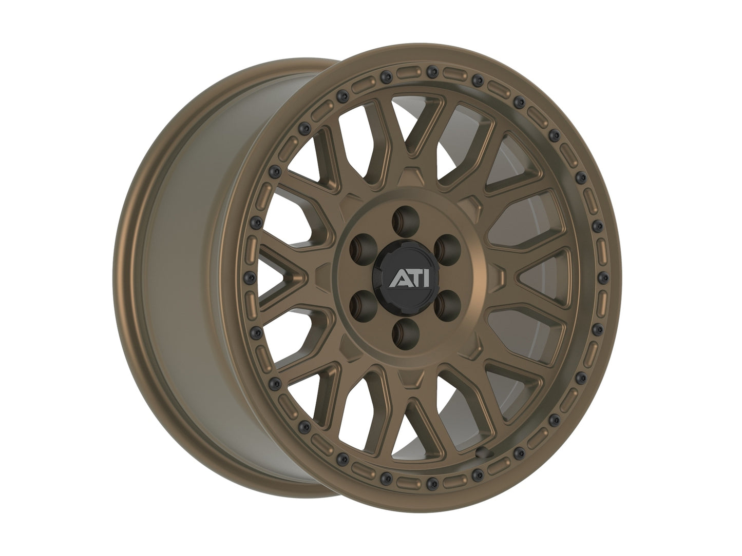 AT-01 17X8.5 HYBRID BEADLOCK WHEEL - BRONZE (6X114.3)