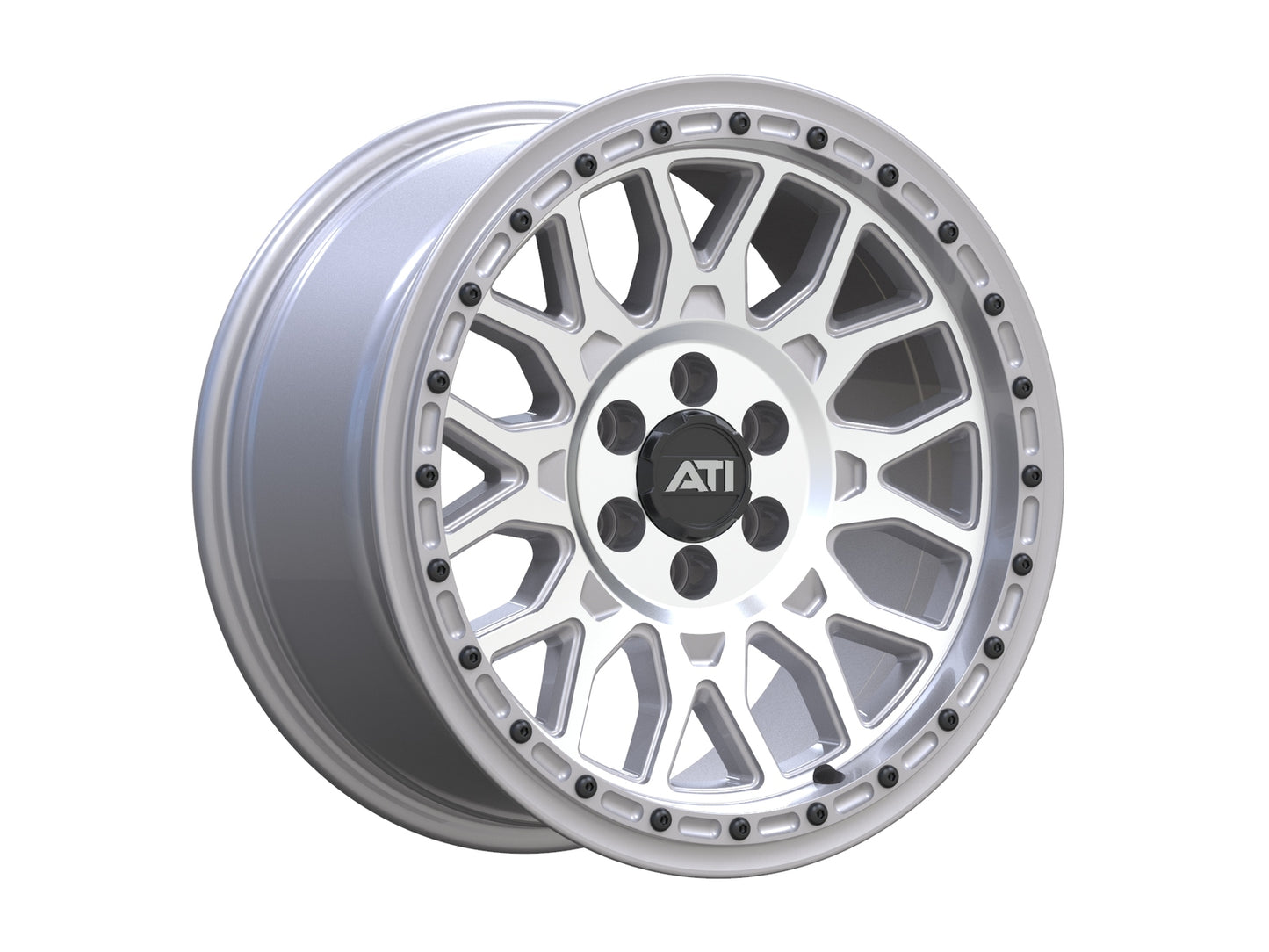 AT-01 17X8.5 HYBRID BEADLOCK WHEEL - MACHINED (6X114.3)