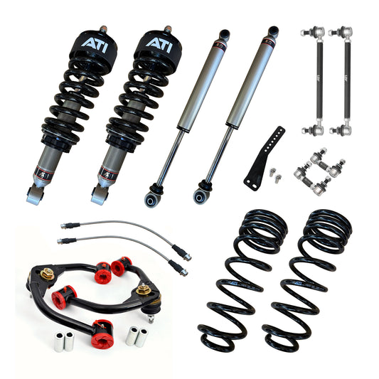 ATI 2.5 PERFORMANCE SERIES 3" FRONT/2" REAR LIFT KIT - LONG TRAVEL - NISSAN NAVARA D23 NP300 (COIL REAR) [FRONT SPRING RATE: STANDARD] [REAR SPRING R