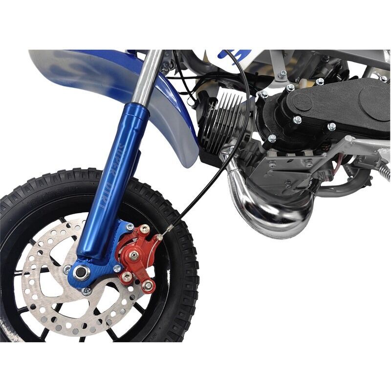 Upgrade Blue Mini Motor Kids Dirt Bike Pocket Motorcycle Monkey ATV Toys 49CC 2 Stroke With 2 Wheels