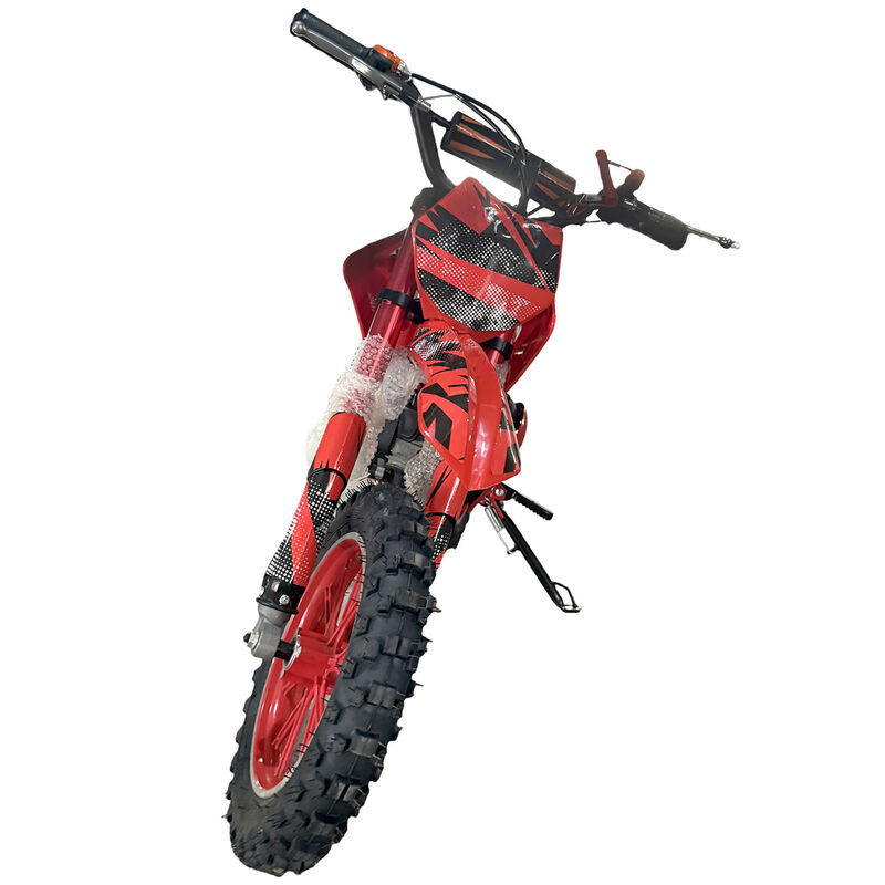 Red Mini Motor Dirt Bike Kids Pocket 2 Stroke Motorbike ATV Twin Exhaust Tip Toys 49cc 2025