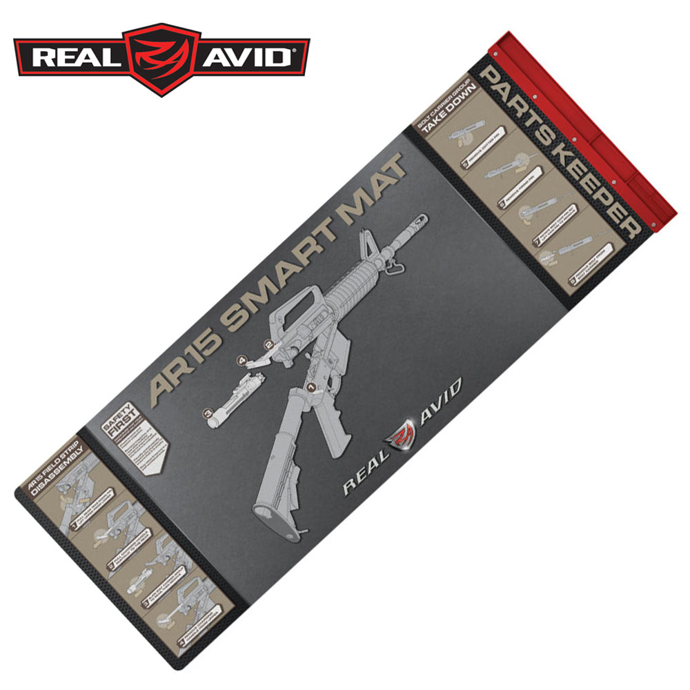 AR15 Oil Resistant Gun Cleaning Mat w Magnetic Parts Tray