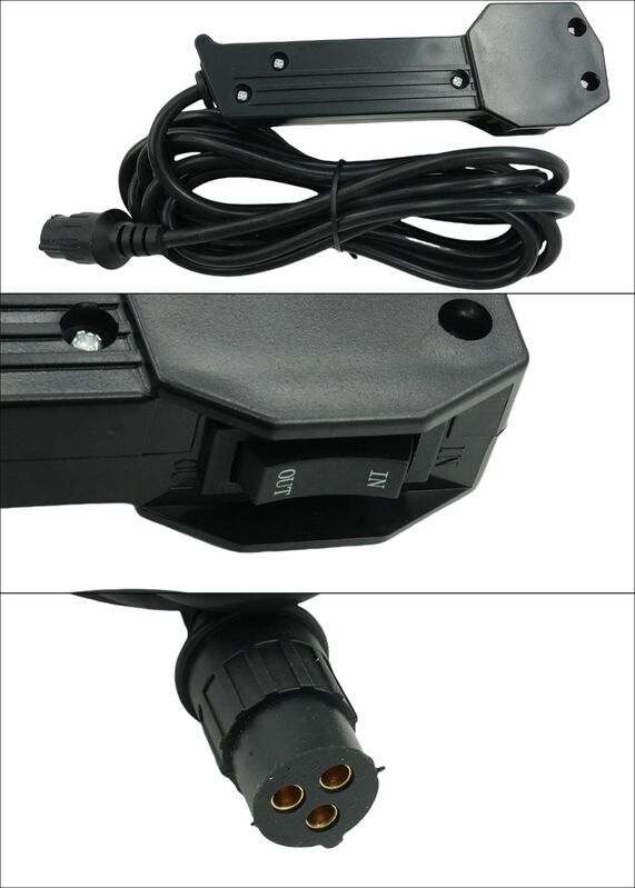 5000LB Electric Boat Winch Portable Detachable Steel Cable 12V ATV 4WD