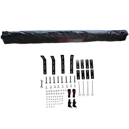 270 Degree Free-Standing Awning & "L" Bracket 600D Double-Ripstop With LED Light Right Side