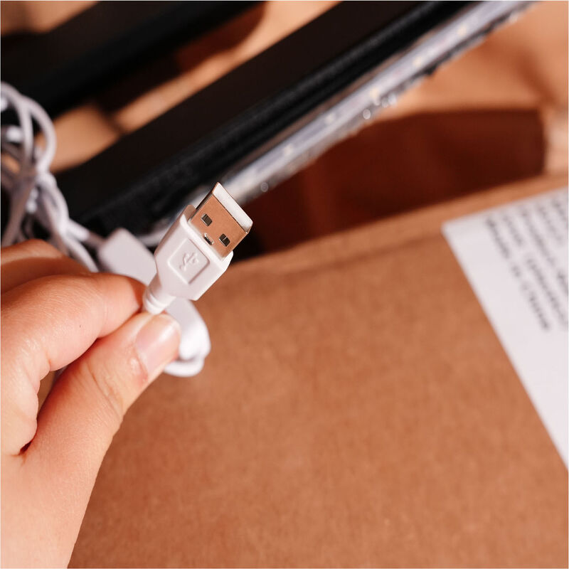 270 Degree Free-Standing Awning & "L" Bracket 600D Double-Ripstop With LED Light Right Side
