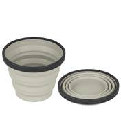 Sea to Summit X-Set 11 - 1.3L X-Pot Collapsible Kettle and 2 X-Mugs - Sand / Rust