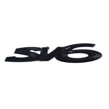 Rear Gloss Black SV6 Badge Fit For Holden Commodore VE VF Ute Sedan Wagon