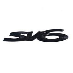 Rear Gloss Black SV6 Badge Fit For Holden Commodore VE VF Ute Sedan Wagon