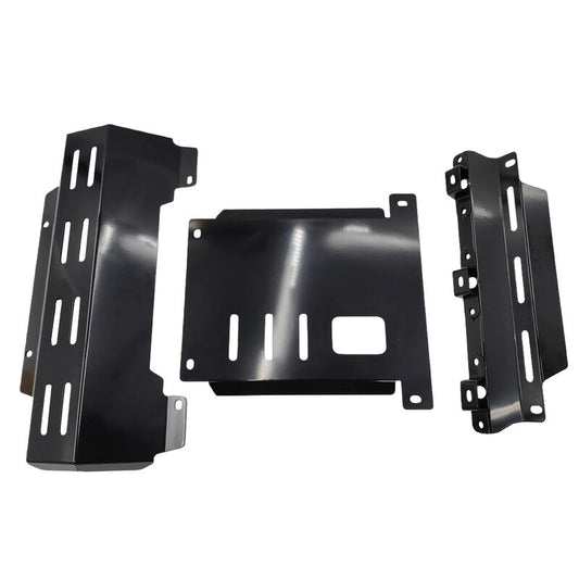 Black Bash Plates Fit For Mazda BT50 For Isuzu D-Max TFS TFR Sump Guard Underbody Protect 2020-ON