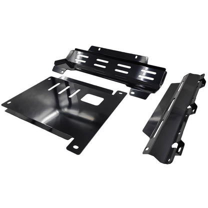 Black Bash Plates Fit For Mazda BT50 For Isuzu D-Max TFS TFR Sump Guard Underbody Protect 2020-ON