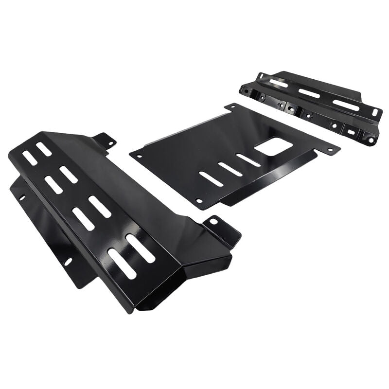 Black Bash Plates Fit For Mazda BT50 For Isuzu D-Max TFS TFR Sump Guard Underbody Protect 2020-ON