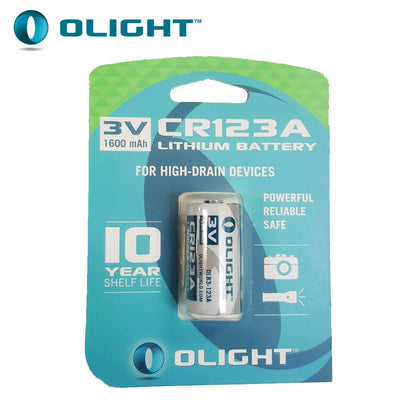 CR123A Lithium Battery 1600mah