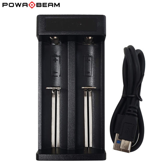 Powa Beam Dual Lithium Battery Charger w Display