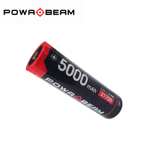 Powa Beam 21700 5000mah Rechargeable Torch Battery