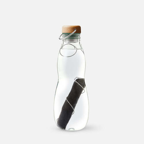 Eau Good Glass Water Bottle .65L Olive