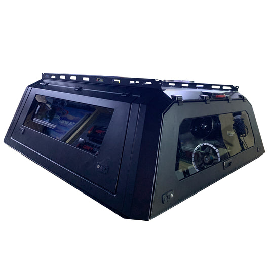 Black Tub Canopy Steel All Weather Fit For Mitsubishi Triton MQ MR Dual Cab 2015-ON