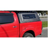 Black Ute Steel Canopy Fit For 200KG Fit For Volkswagen Amarok Dual Cab