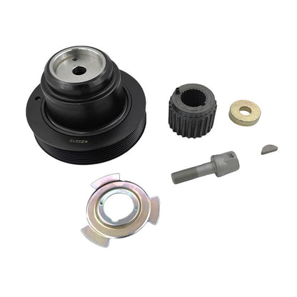 Harmonic Balancer Crank Pulley Black Fit For Mitsubishi Pajero NM NP 3.5L 6G74 Auto/ Man 2000-2006