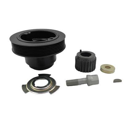 Harmonic Balancer Crank Pulley Black Fit For Mitsubishi Pajero NM NP 3.5L 6G74 Auto/ Man 2000-2006