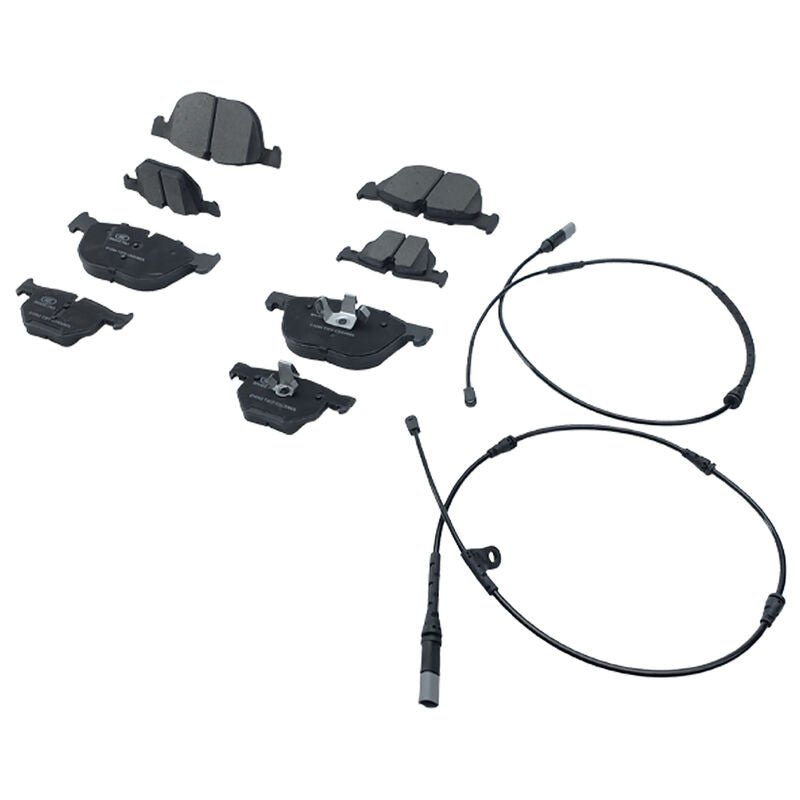 8Pcs Front & Rear Brake Pads With Wear Sensor Fit For BMW X5 E70 F15 F85 X6 E71 F16 F86 34114074370